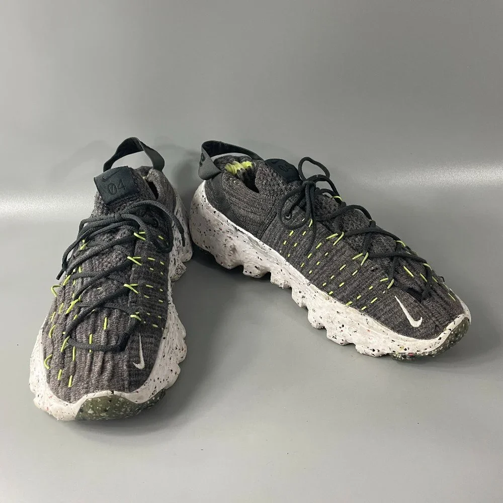 Nike Space Hippie 04 CZ6398 010 Black/Volt-White New Men's Size 8.5 - Picture 1 of 14